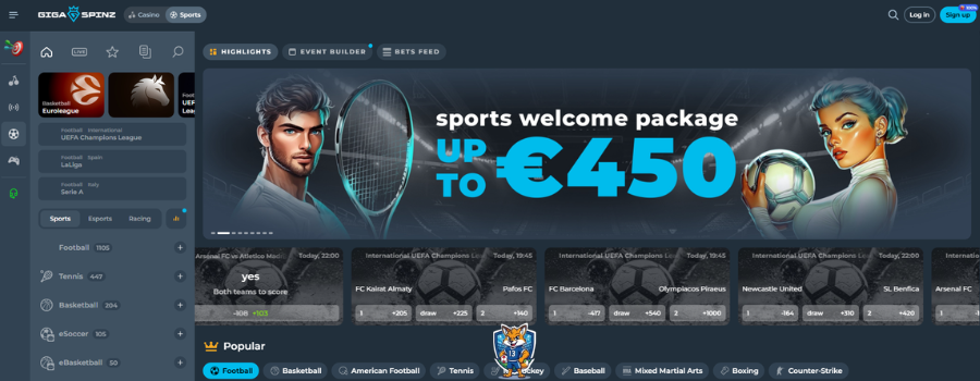 Giga Spinz bookmaker zonder CRUKS